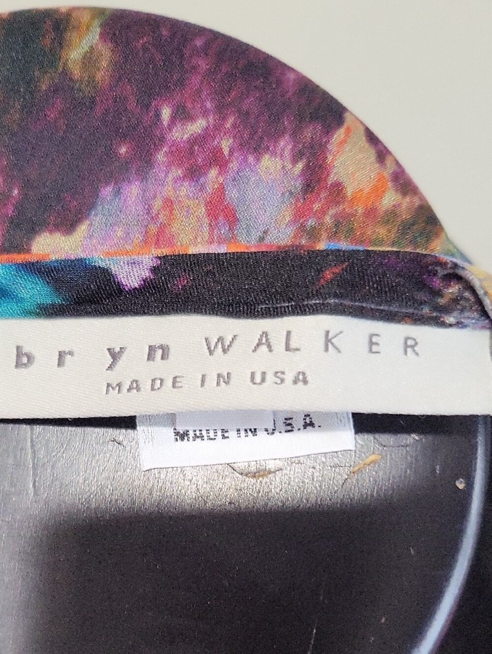 bryn Walker Multicolor Abstract Print Tunic - 100% Silk, New With Tag - Picture 2 of 9